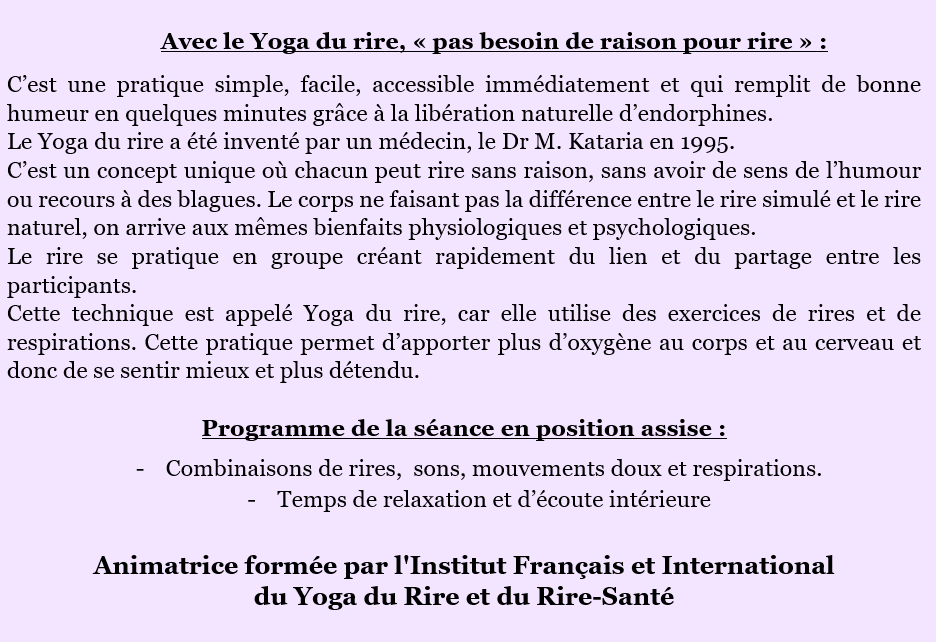 La detente par le rire